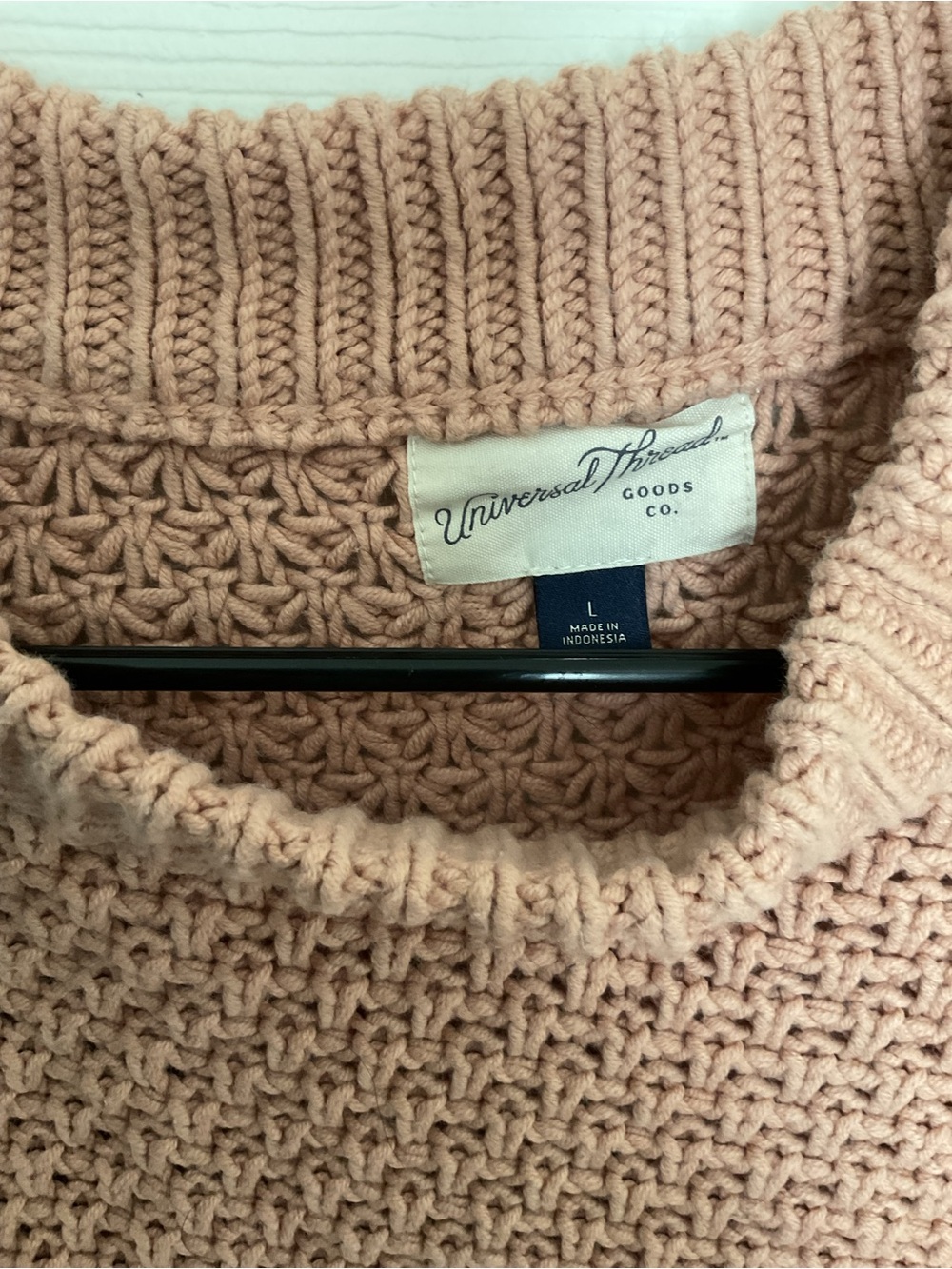 Universal Thread Dusty Rose Crewneck Knit Sweater - Picture 2 of 3